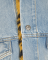 Balenciaga Leopard Print Denim Jacket, other view