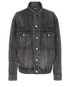 Balenciaga Distressed Denim Jacket, front view