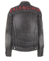 Balenciaga Distressed Denim Jacket, back view