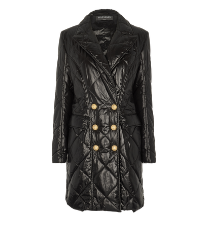 Balmain Double-Breasted Puffer Jacket, front view