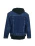 Balenciaga Layered Denim Hoodie/Jacket, back view