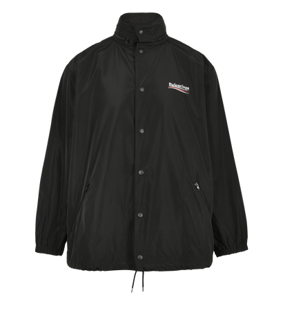 Balenciaga Political Logo Windbreaker, front view