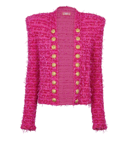 Balmain X Barbie Tweed Blazer, front view