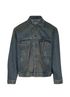 Balenciaga Signature Logo Denim Jacket, front view