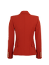 Balmain Gabardine 6-Button Jacket, &pound;350, Clothing, Orange, Viscose/Wool, Back view