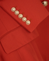 Balmain Gabardine 6-Button Jacket, &pound;350, Clothing, Orange, Viscose/Wool, Other view