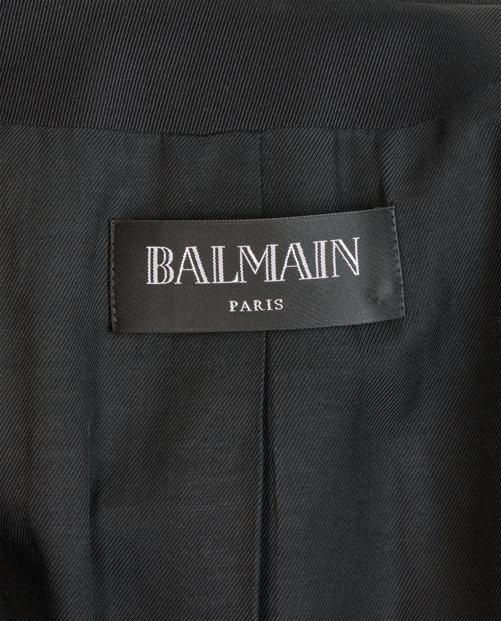 Balmain Blazer, &pound;495, Clothing, Black, Wool, Other view