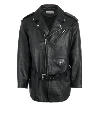 Balenciaga Oversized Biker Jacket, front view