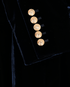 Balmain Velvet Blazer, £250, Clothing, Blue, Velvet/Viscose, Other view