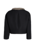 Balenciaga Chain Collar Jacket, &pound;550, Clothing, Black, Polyester Mix, Back view