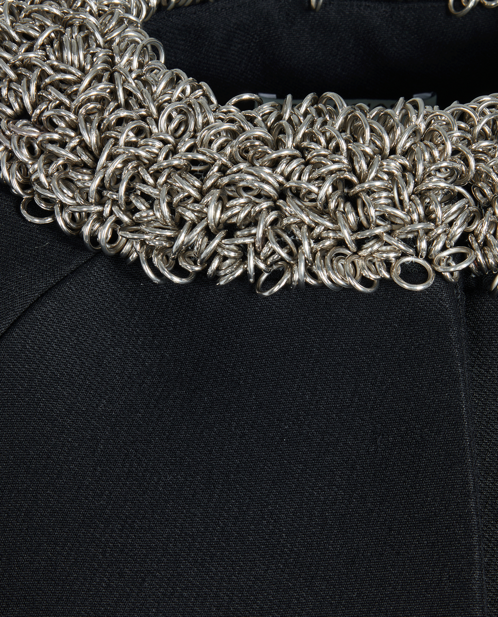 Balenciaga Chain Collar Jacket, &pound;550, Clothing, Black, Polyester Mix, Other view