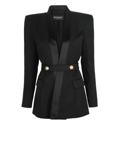 Balmain Belted Blazer, front view