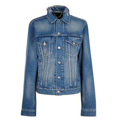 Balenciaga Campaign Logo Denim Jacket, front view