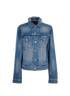 Balenciaga Campaign Logo Denim Jacket, front view