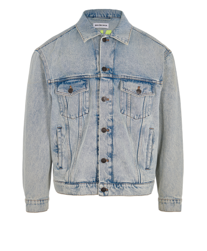 Balenciaga Logo Denim Jacket, front view