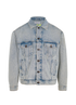 Balenciaga Logo Denim Jacket, front view