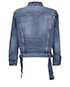Balenciaga Oversized Denim Jacket, back view