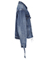 Balenciaga Oversized Denim Jacket, side view