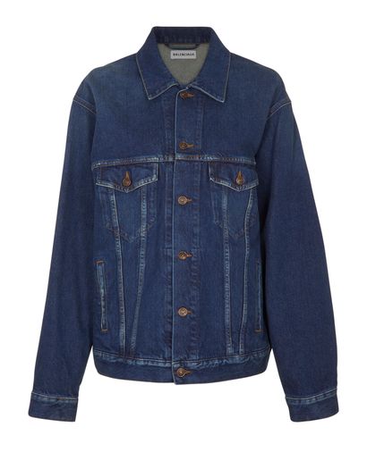 Balenciaga Denim O/S You Are The World Jacket, front view
