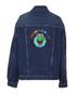 Balenciaga Denim O/S You Are The World Jacket, back view