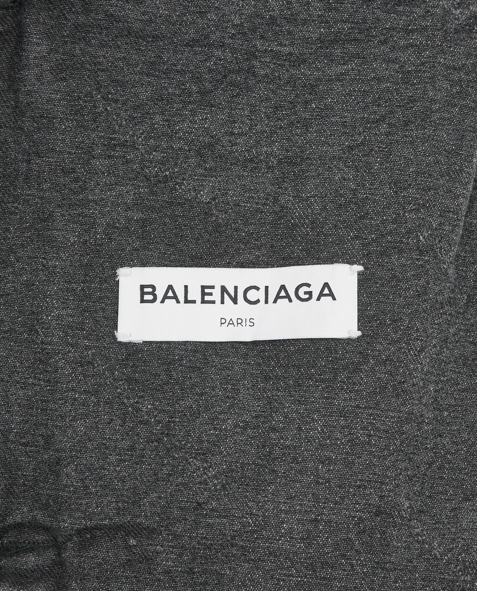 Balenciaga Logo Denim Jacket, &pound;420, Clothing, Black, Denim, Other view