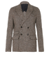 Bottega Veneta Knotted Herringbone Blazer, &pound;350, Clothing, Brown, Viscose, Front view