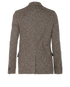 Bottega Veneta Knotted Herringbone Blazer, &pound;350, Clothing, Brown, Viscose, Back view