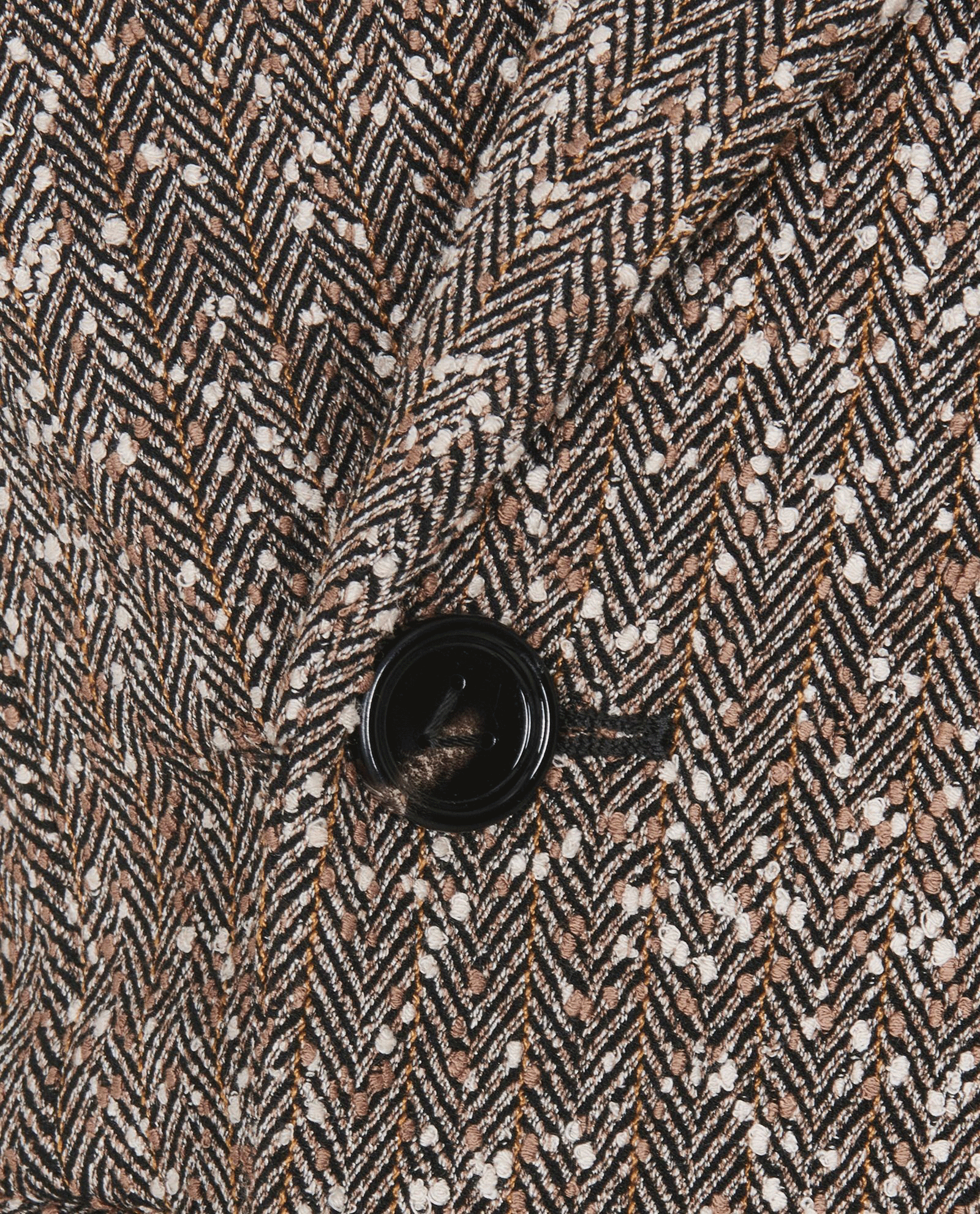 Bottega Veneta Knotted Herringbone Blazer, &pound;350, Clothing, Brown, Viscose, Other view