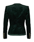 Balmain Double Velvet Breasted 2 Button Jacket, back view