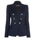 Balmain Blazer, &pound;750, Clothing, Blue, Wool, Front view