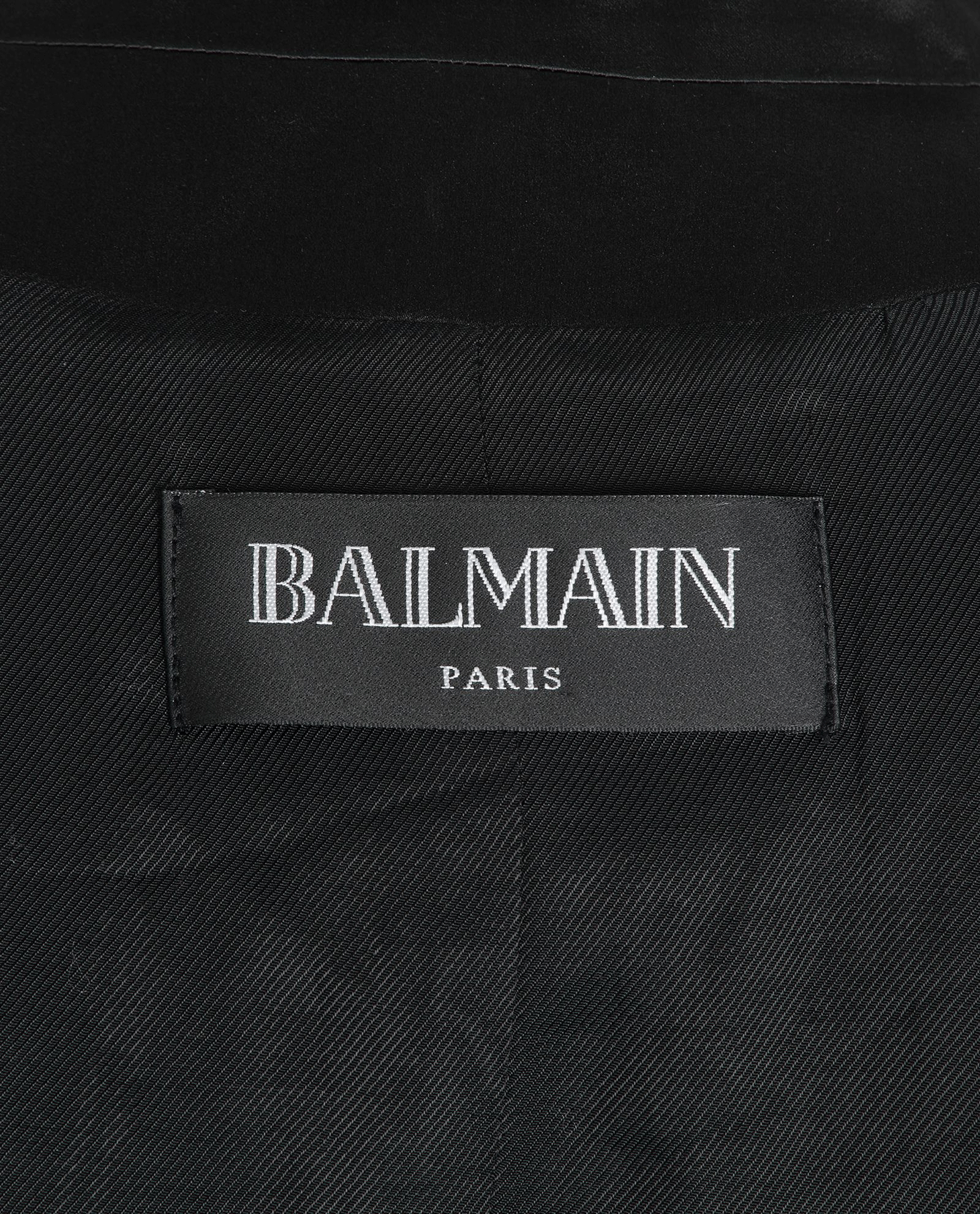 Balmain Tuxedo Blazer, &pound;550, Clothing, Black, Polyester Mix/Wool, Other view