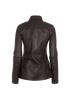 Bottega Veneta Overshirt, £1,200, Clothing, Brown, Lambskin Leather, Back view