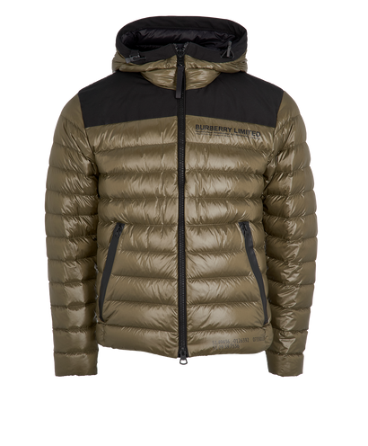 Burberry Location Print Puffer Jacket, front view