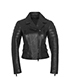 Burberry Leather Biker Jacket, front view