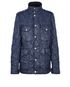 Burberry Quilted Garrington Jacket, &pound;295, Clothing, Blue, Polyester (Polymer), Front view