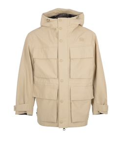 Burberry Multi Pocket Parka, Mens, Cotton, Tan, Sz S, 3*