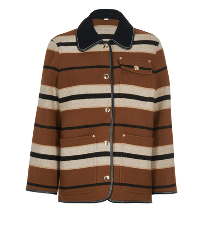 Burberry Colbury Striped Jacket, front view