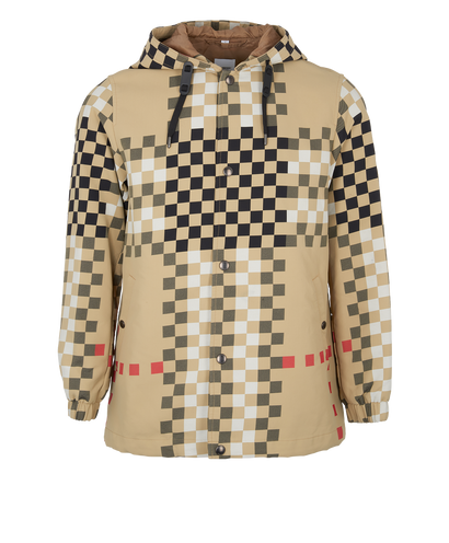 Burberry Check Hooded Jacket, front view