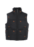 Burberry Embroidered EKD Puffer Gilet, front view
