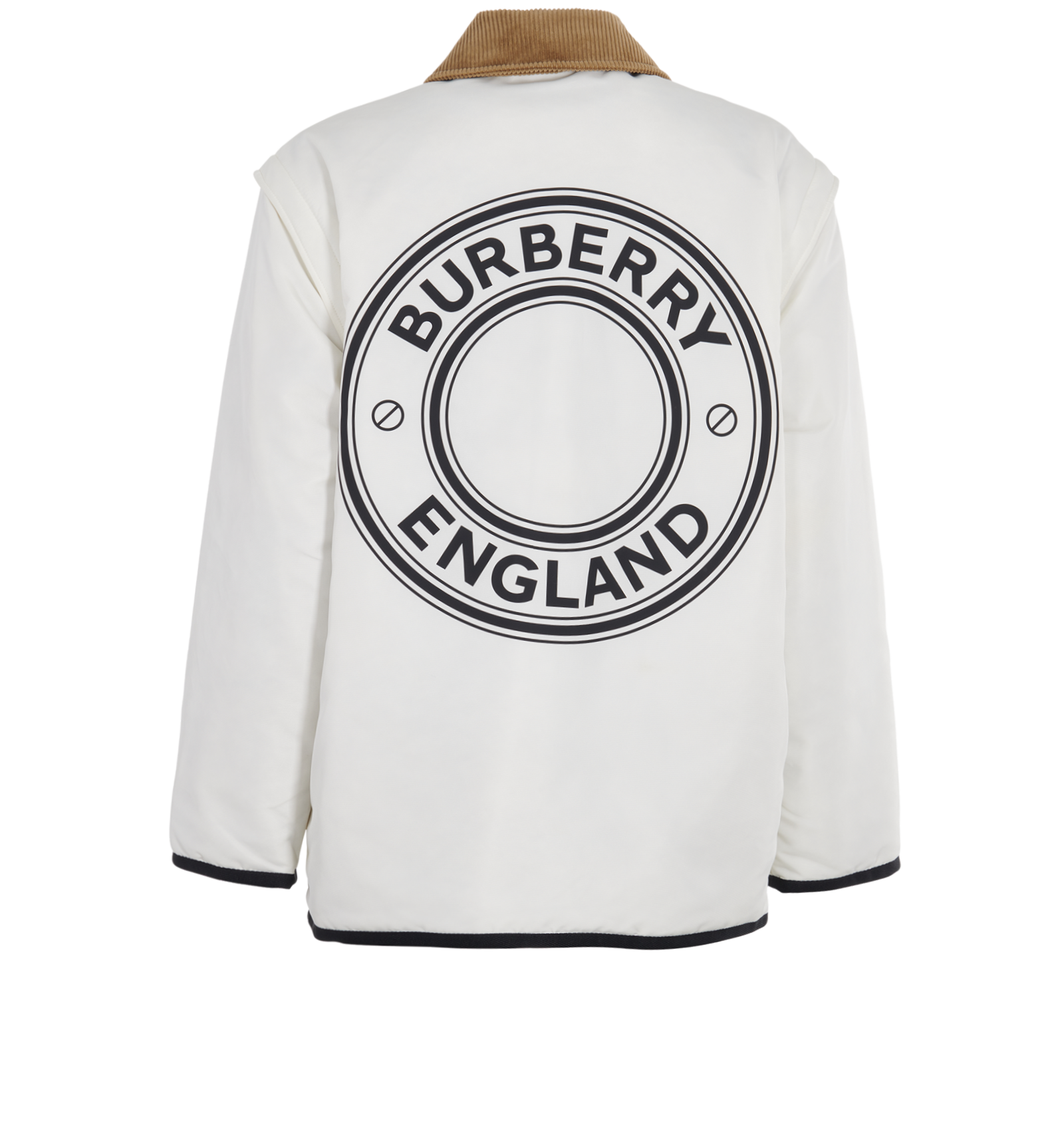 Burberry Reversible Jacket, &pound;495, Clothing, White, Nylon, Back view