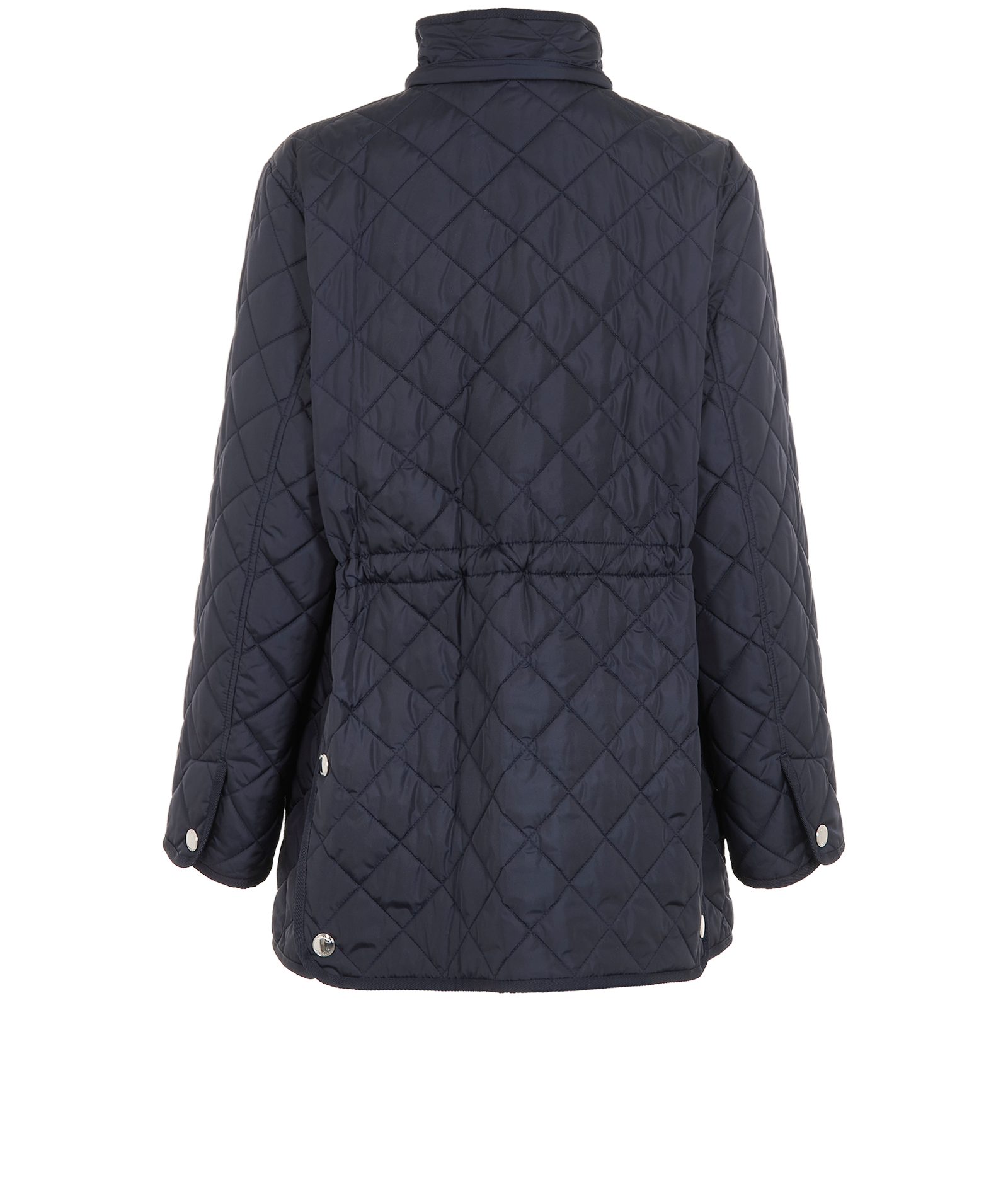 Burberry Quilted Zip-Up Jacket, &pound;375, Clothing, Navy, Polyester (Polymer), Other view