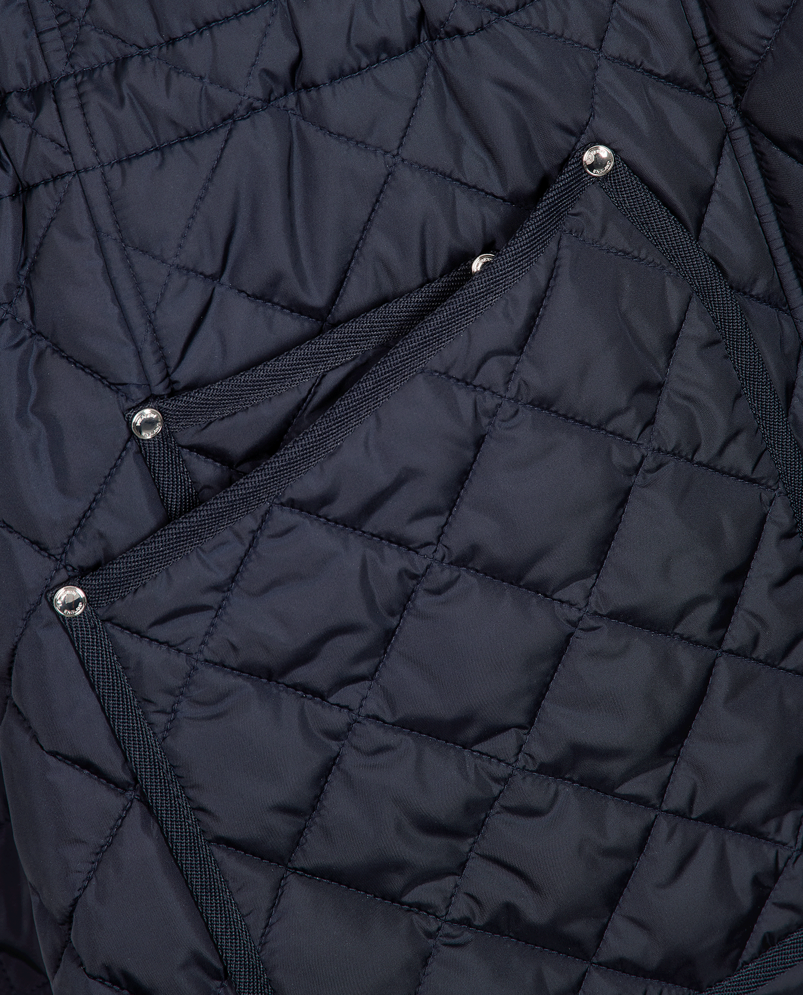 Burberry Quilted Zip-Up Jacket, &pound;375, Clothing, Navy, Polyester (Polymer), Other view