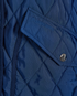 Burberry Quilted Long Jacket, &pound;450, Clothing, Blue, Polyester (Polymer), Other view