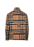 Burberry Check Jacket, &pound;750, Clothing, Beige, Cotton, Back view