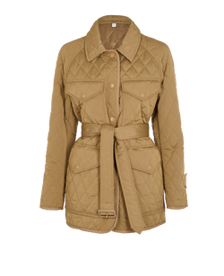 Burberry Kemble Jacket, Poly, Beige, UK 6, 3*