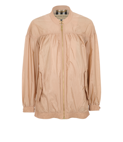 Burberry Windbreaker, &pound;180, Clothing, Pink, Nylon, Front view