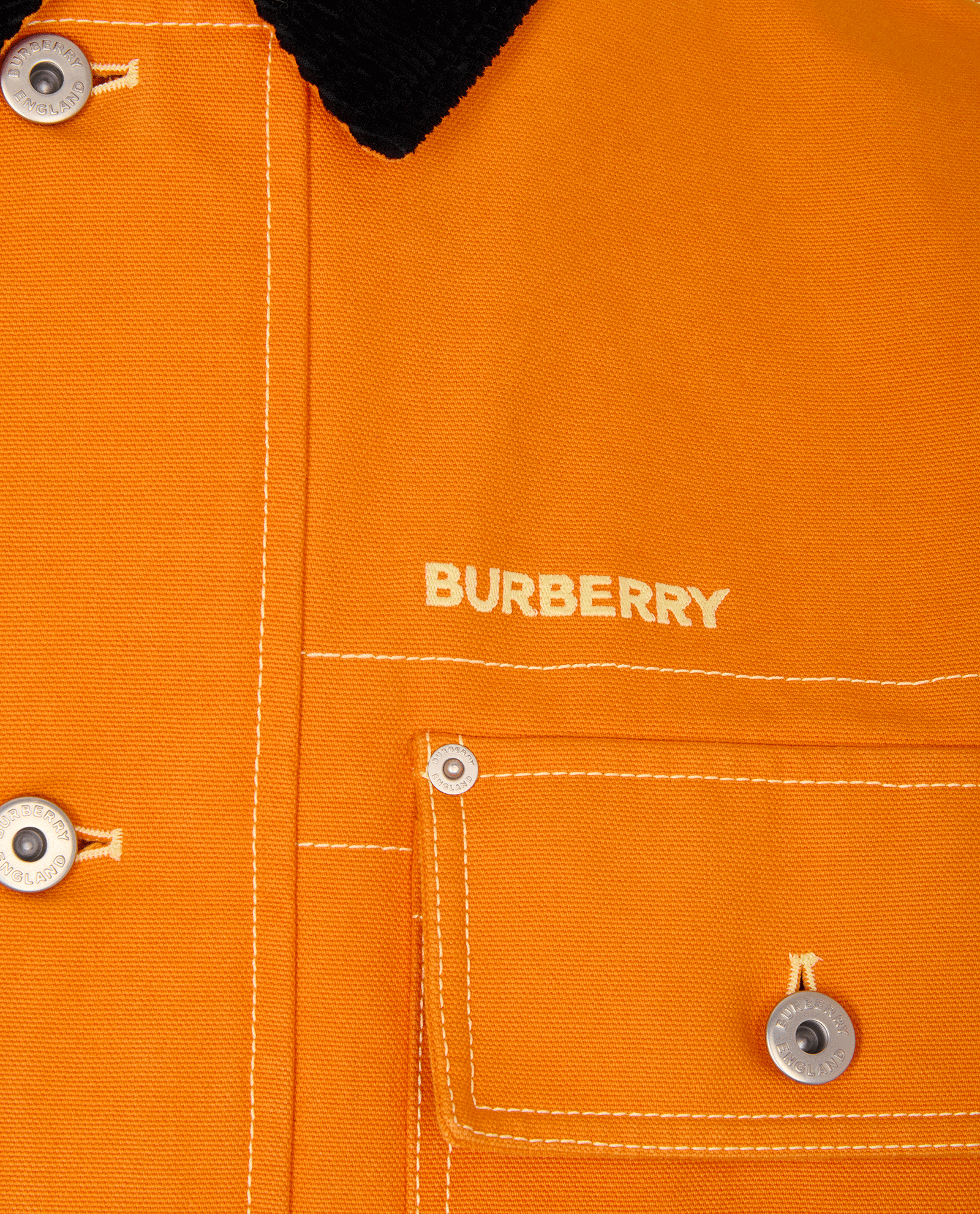 Burberry Utility Jacket, &pound;410, Clothing, Orange, Cotton, Other view