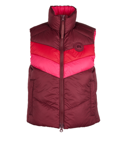 Canada Goose x Reformation Reversible Vest, front view