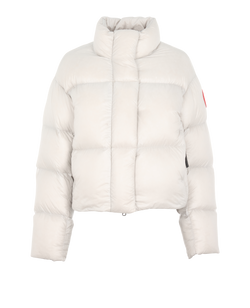 Canada Goose Cypress Cropped Puffer Jacket, Down, White, Sz M, 2*