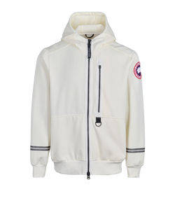 Canada Goose Science Research Hoody, Mens, Poly, Cream, Sz L, 3*